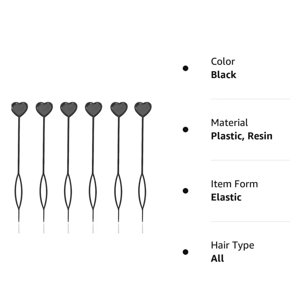 Teemico 6 Pack Quick Beader for Loading Beads/Automatic Hair Beader